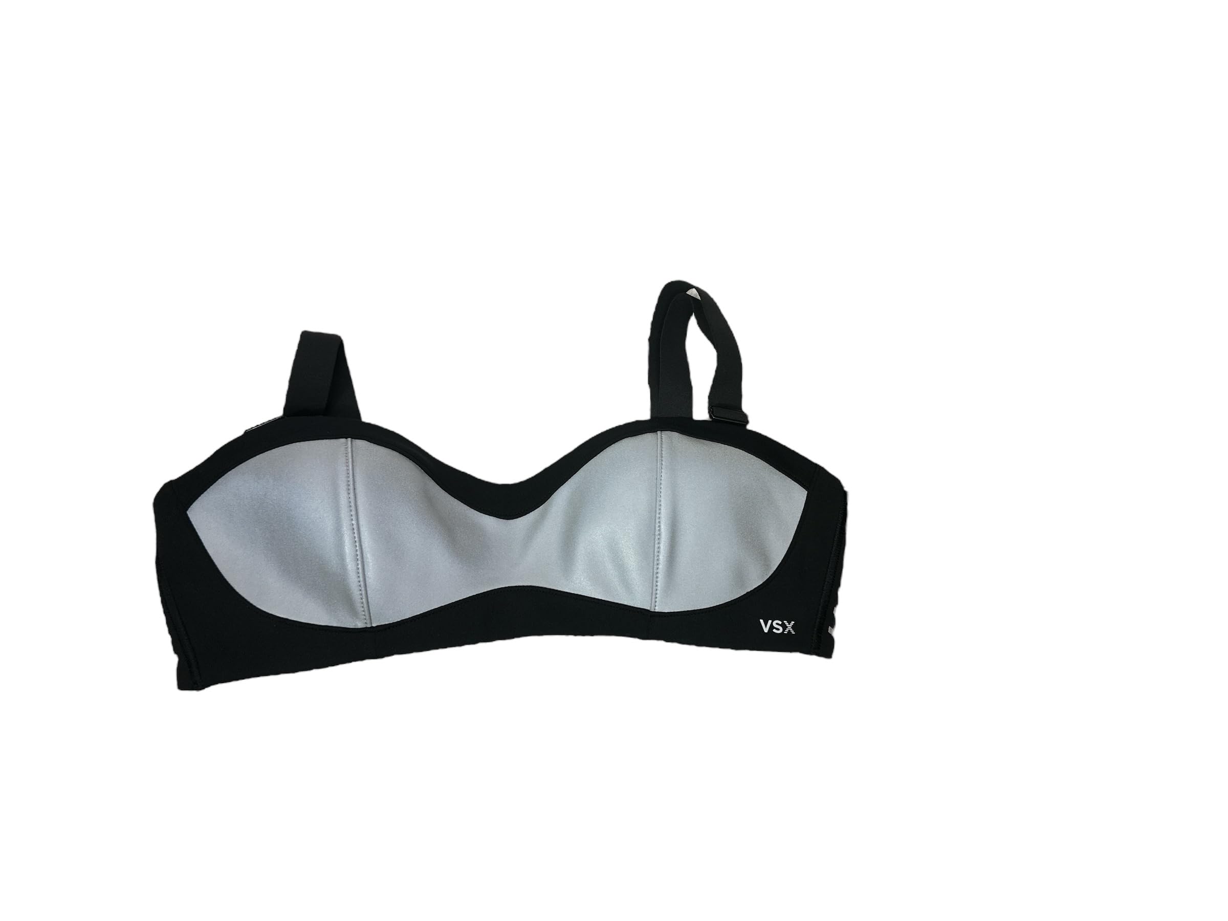 Victoria's Secret VSX Glow Reflective Balconette Sports Bra Color Black/Gray New