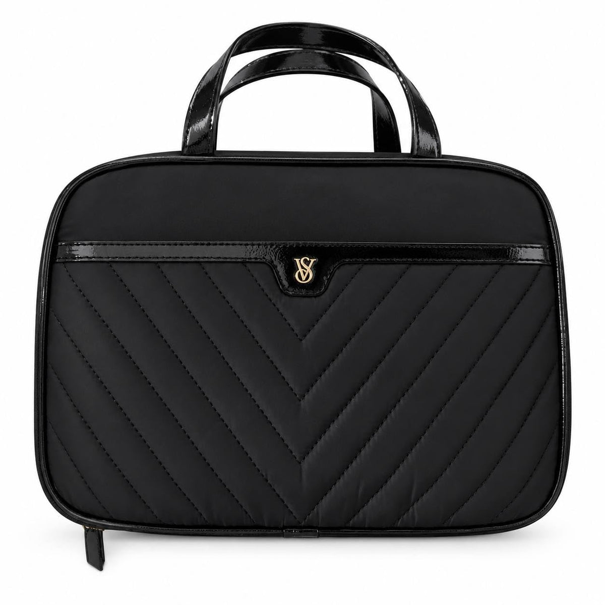 Victoria’s Secret Black Hanging Travel Cosmetic Case Organizer