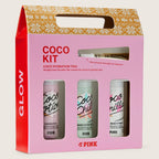 Victoria's Secret PINK Coco Body Care Gift Set: Coco, Coco Chill, Coco Vanilla Mini Lotions & Lip Mask 1.87 Fl Oz (Pack of 4)