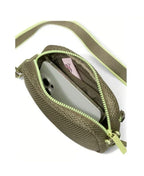 Victoria’s Secret VSX Belt Bag Crossbody Green Mesh Fanny Pack Adjustable Strap Zip Closure New