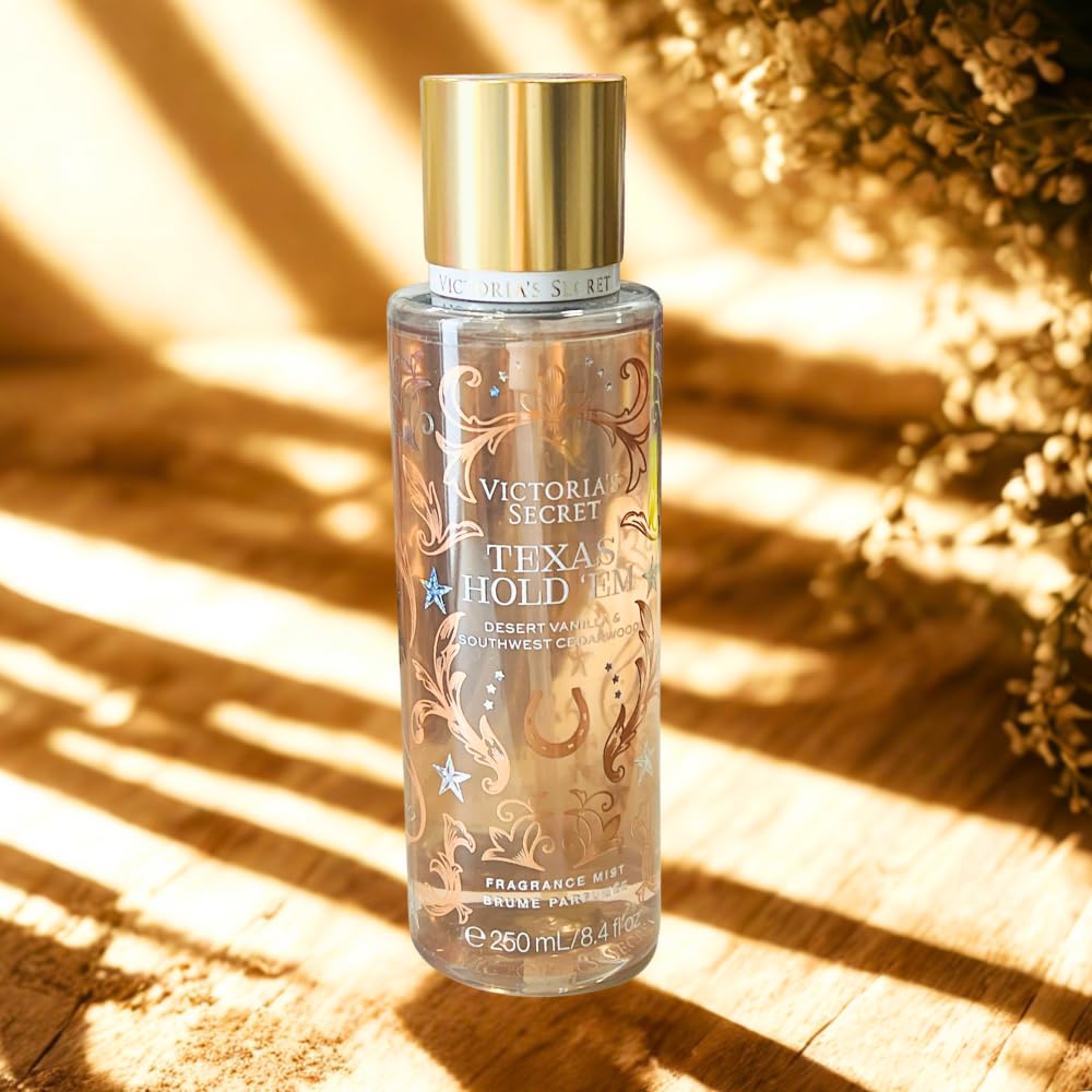 Victoria's Secret COWGIRL COLLECTION TEXAS HOLD 'EM Fragrance Mist for Women 8.4 fl oz – LIMITED EDITION