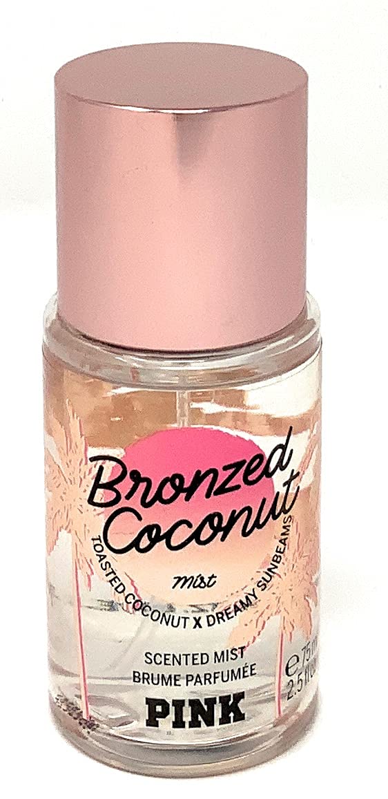 Victoria's Secret Pink Bronzed Coconut Scented Body Mist 2.5 fl oz