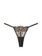 Victoria's Secret Leopard Embroidery Adjustable Thong Panty New (US, Alpha, Medium, Regular, Regular, Leopard)