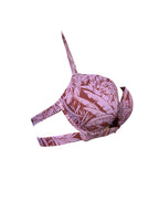 Victoria's Secret Archives Push-Up Bikini Top Tropical Print New