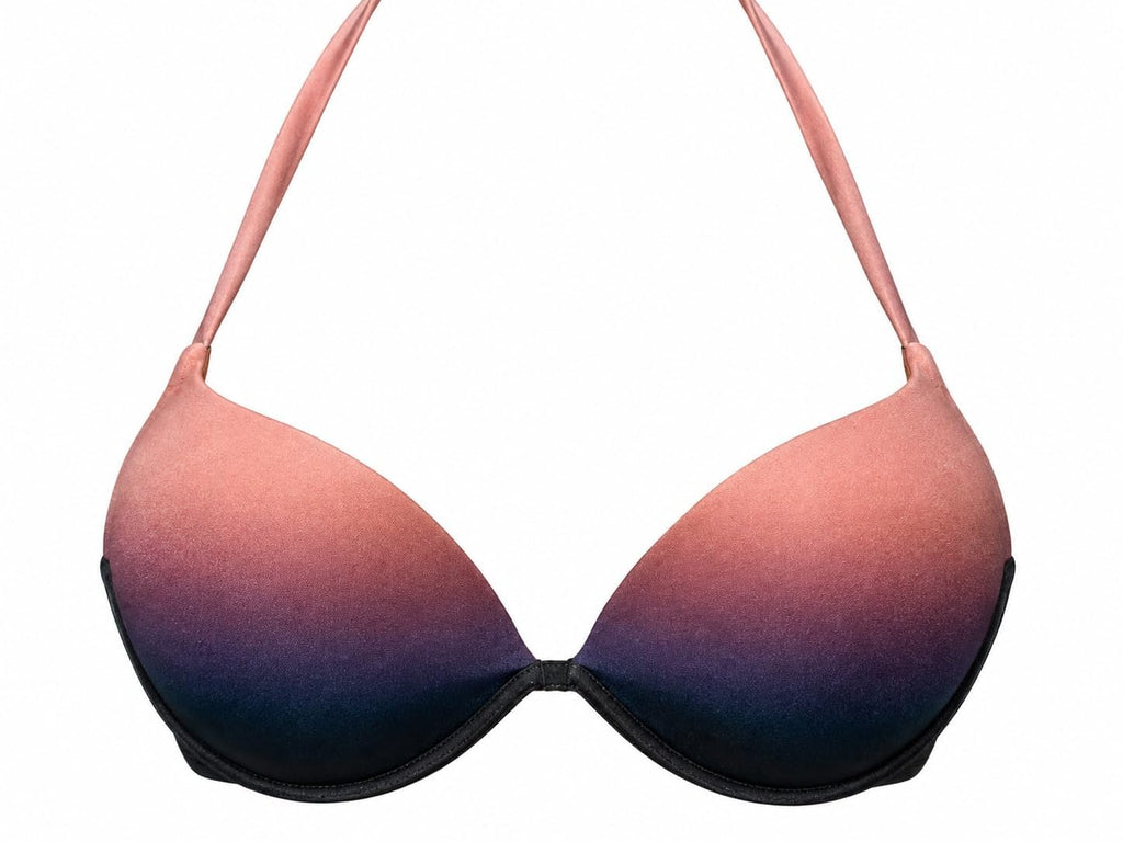 Victoria's Secret Swim Archives Sunset Ombré Push-Up Bikini Top New