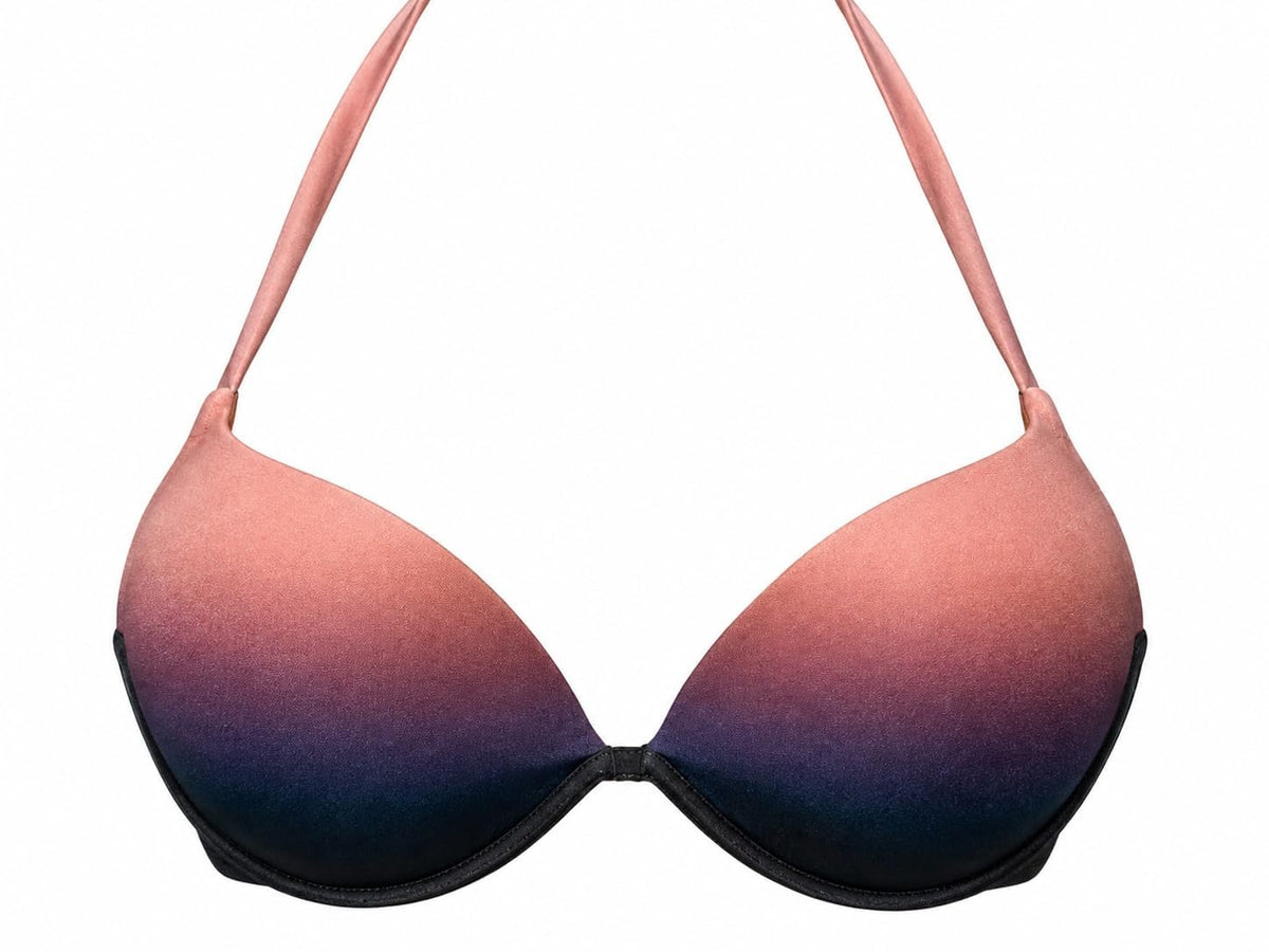 Victoria's Secret Swim Archives Sunset Ombré Push-Up Bikini Top New