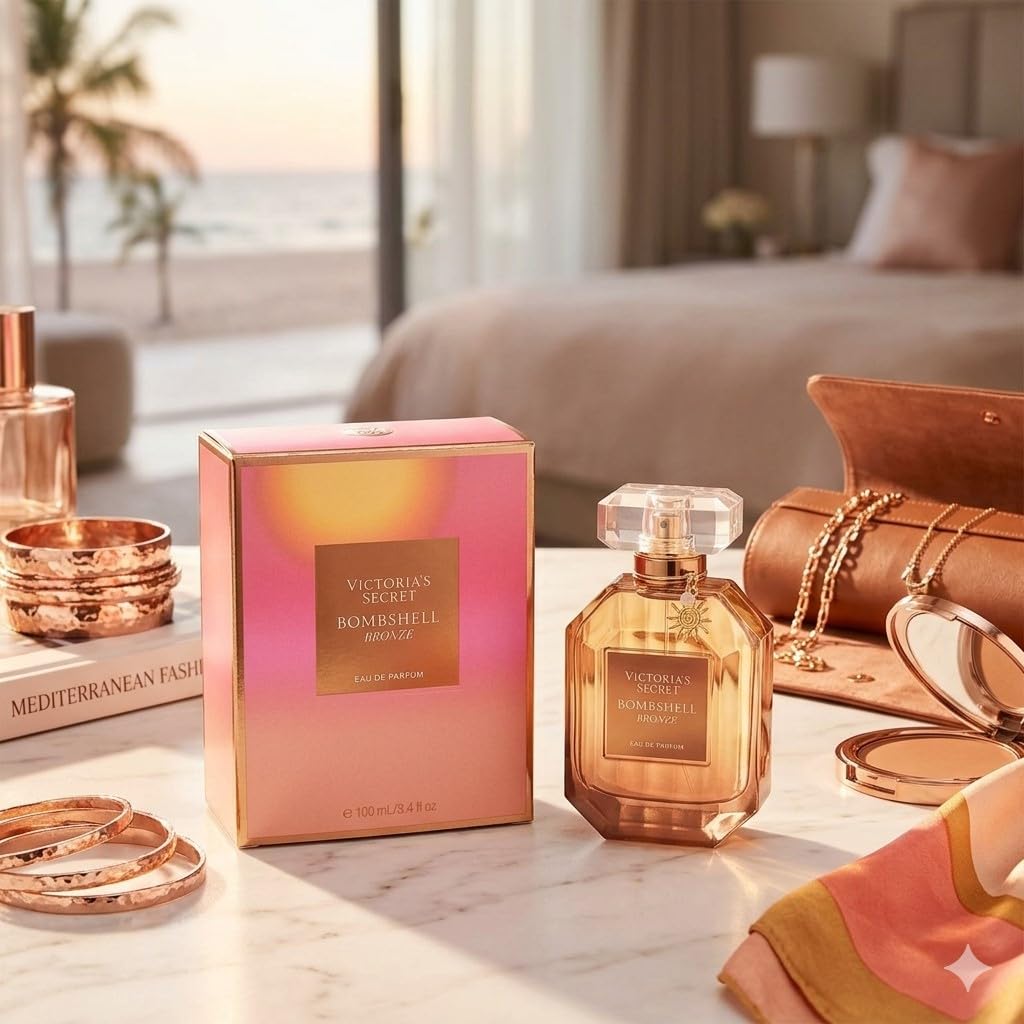 Victoria's Secret Bombshell Bronze Eau De Parfum 3.4 Fl Oz Perfume