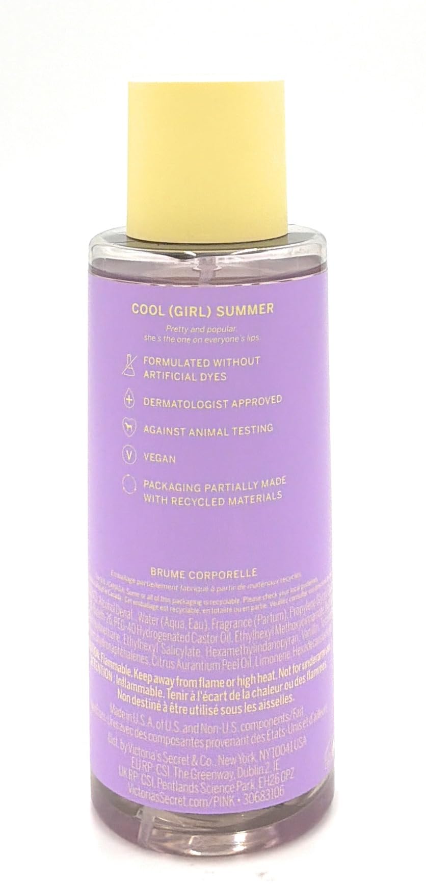 Victoria's Secret Bubblegum Beach Body Mist 8.4 Fl Oz