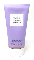 Victoria's Secret Lavender & Vanilla Cream Body Wash 8 fl oz