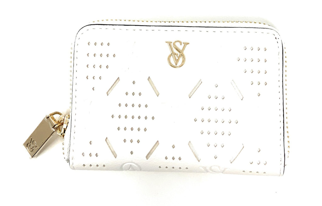 Victoria's Secret Small Wallet with zip (White VS)