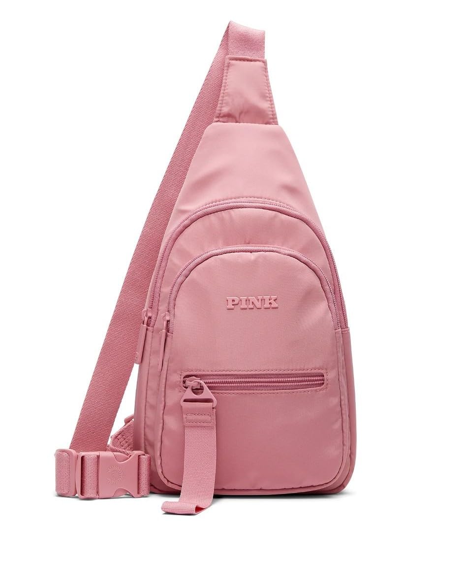 Victoria's Secret PINK Nylon Sling Backpack Bag