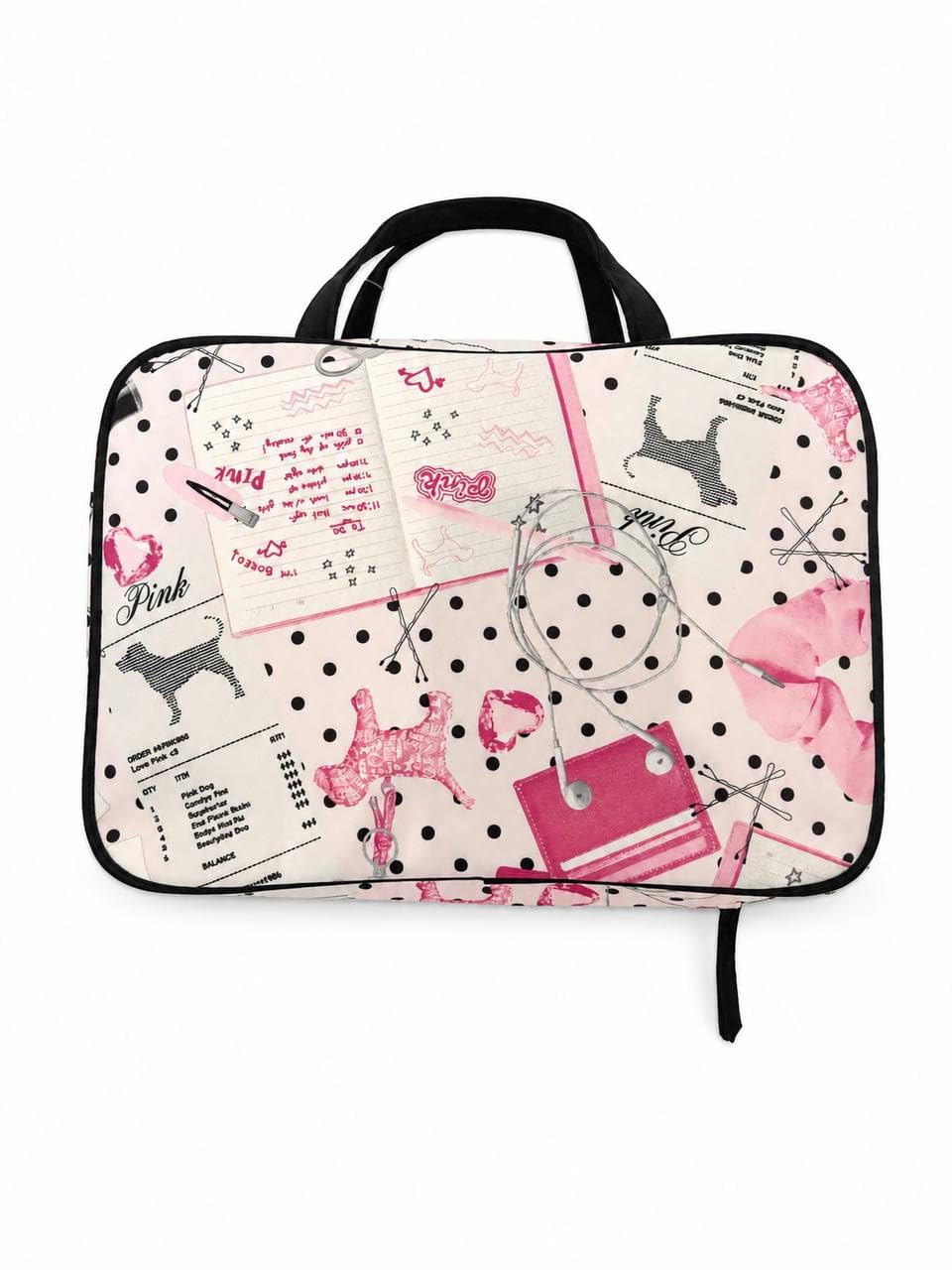 Victoria’s Secret PINK Tulip Iconic Makeup Bag, Pink Print