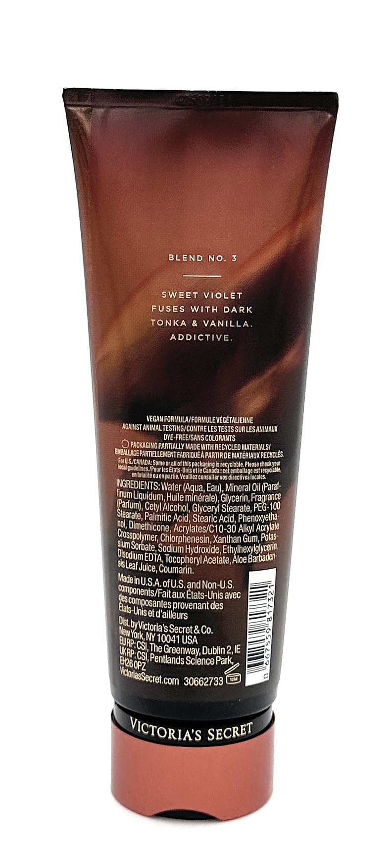 Victoria's Secret Fragrance Lotion Rich Caramel Vanilla 8.0 Fl Oz