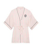 Victoria's Secret Short Satin Piped Robe for Women (XS-XXL)
