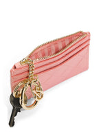 Victoria's Secret Foldover Card Wallet Keychain Pink ID Holder New
