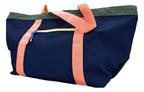 Victoria's Secret Pink Extra Large Travel Duffle Bag Tote Navy Multicolored