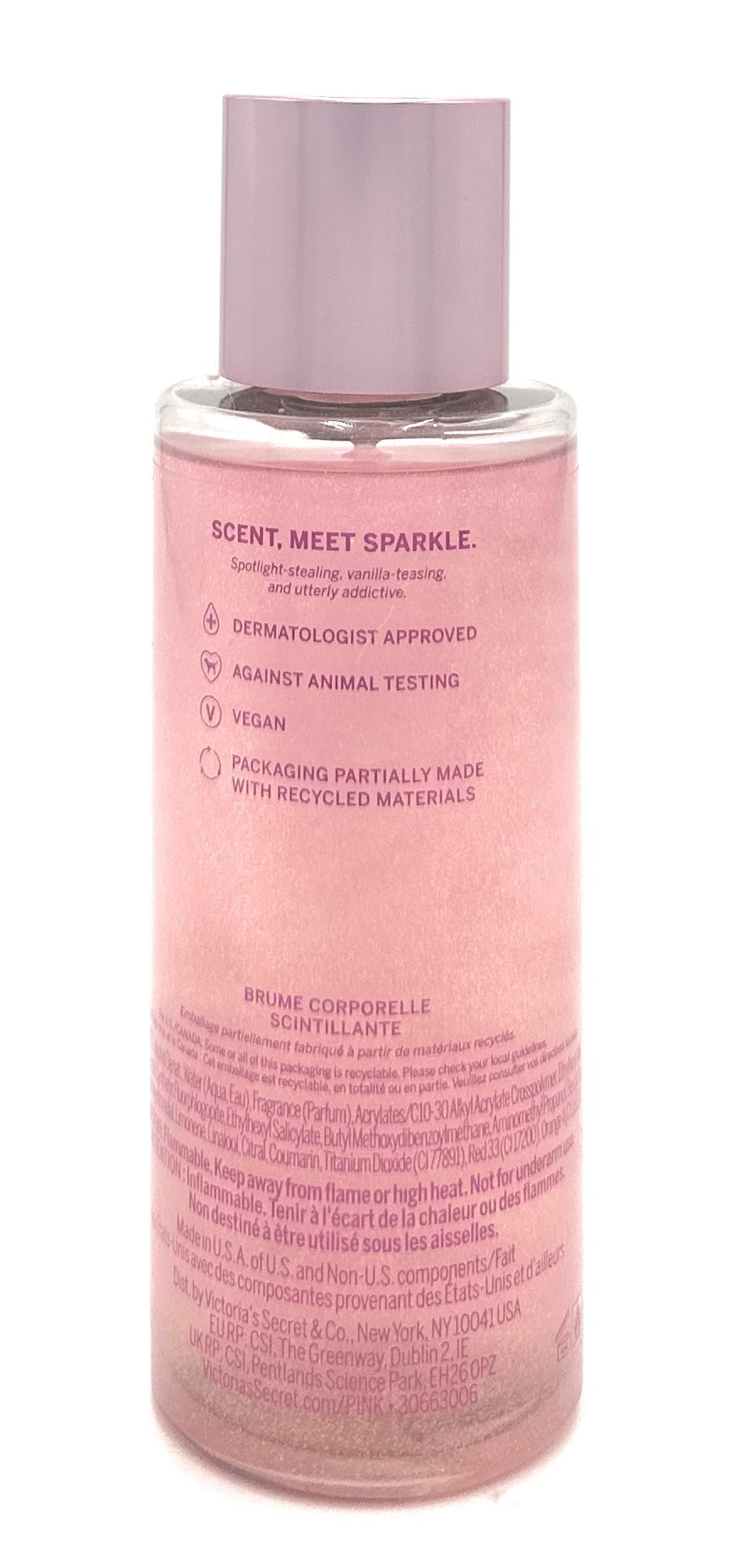 Victoria's Secret Pink Love Shimmer Heart Breaker Body Mist 8.4 Fl Oz