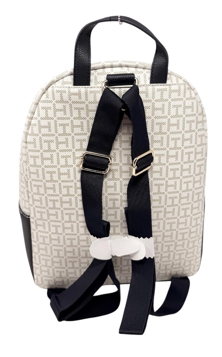 Tommy Hilfiger Women's Chelsea II White Logo Backpack