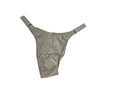 Victoria's Secret Rhinestone Scattered Shine Strap Brazilian Panty Color Beige New