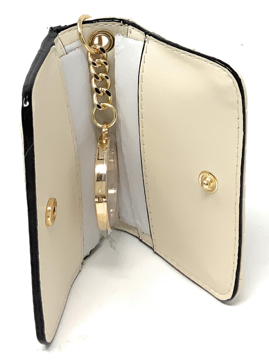 Victoria's Secret Foldable Card Case Keychain (Cream)