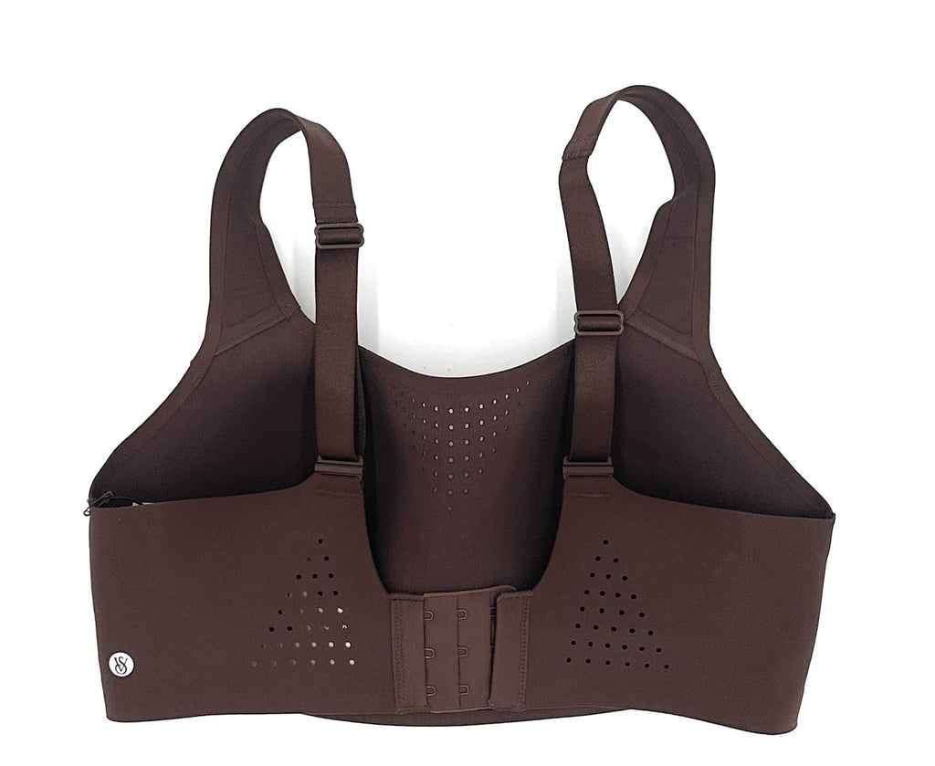 Victoria's Secret Featherweight Max High Impact Sports Bra Brown 34D