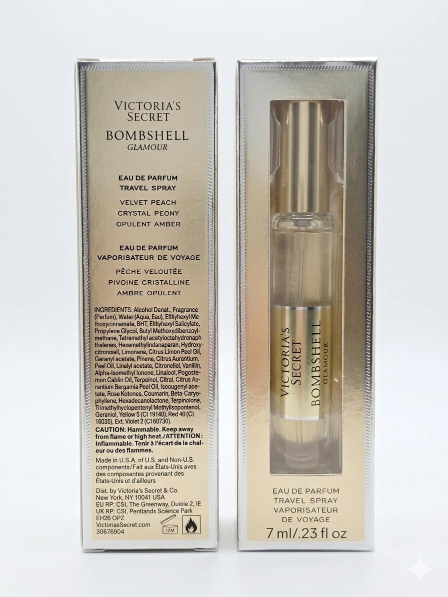 Victoria's Secret Bombshell Glamour Travel Spray Eau de Parfum .23 fl oz