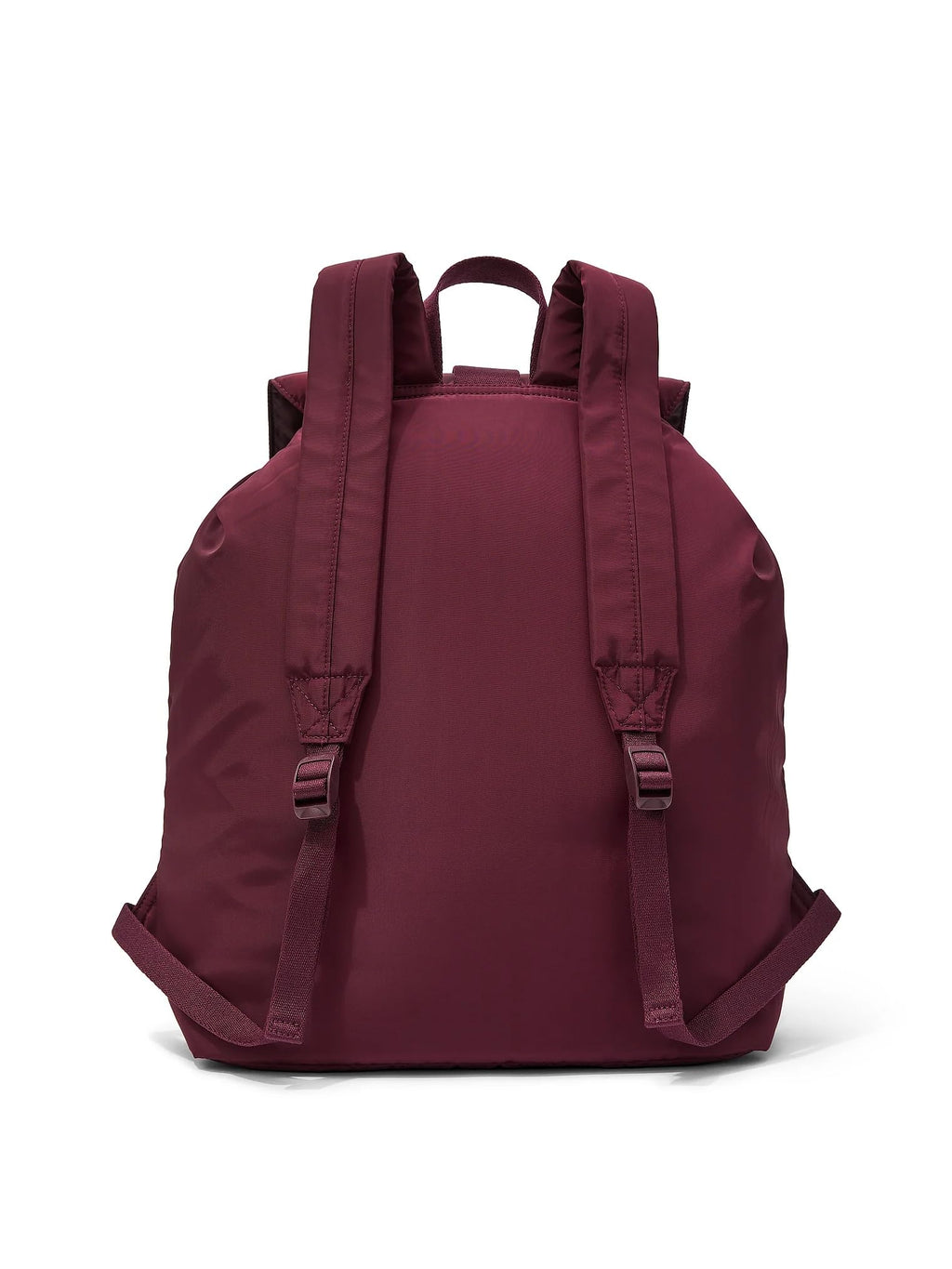 Victoria's Secret Pink Nylon Cargo Backpack Color Maroon New