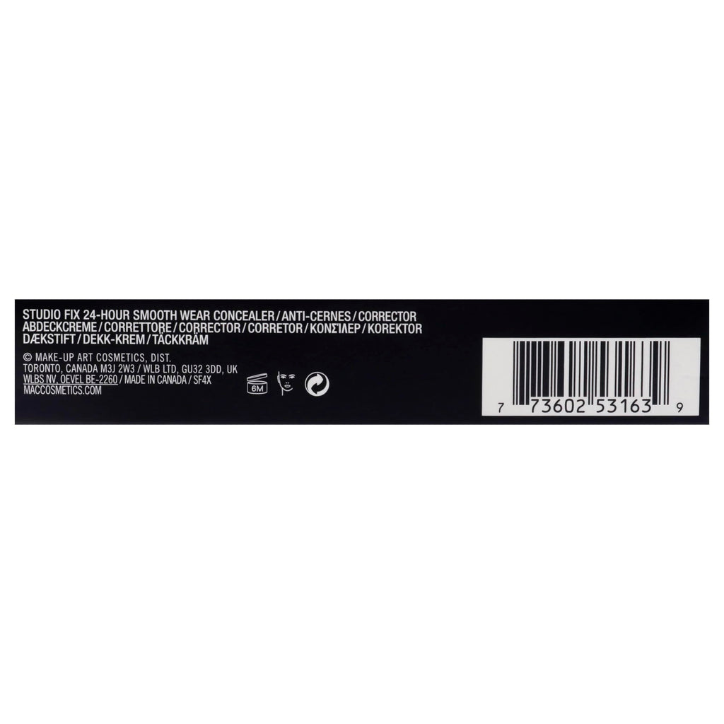 Studio Fix 24-Hour Smooth Wear Concealer - NC43 by MAC for Women - 0.24 oz Concealer