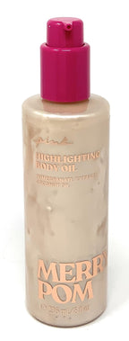 Victoria's Secret Pink MERRY POM Hightlighting Body Oil 8 fl oz