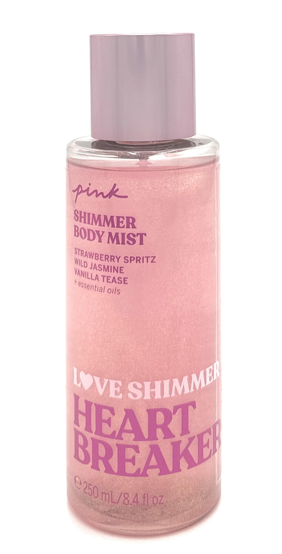 Victoria's Secret Pink Love Shimmer Heart Breaker Body Mist 8.4 Fl Oz