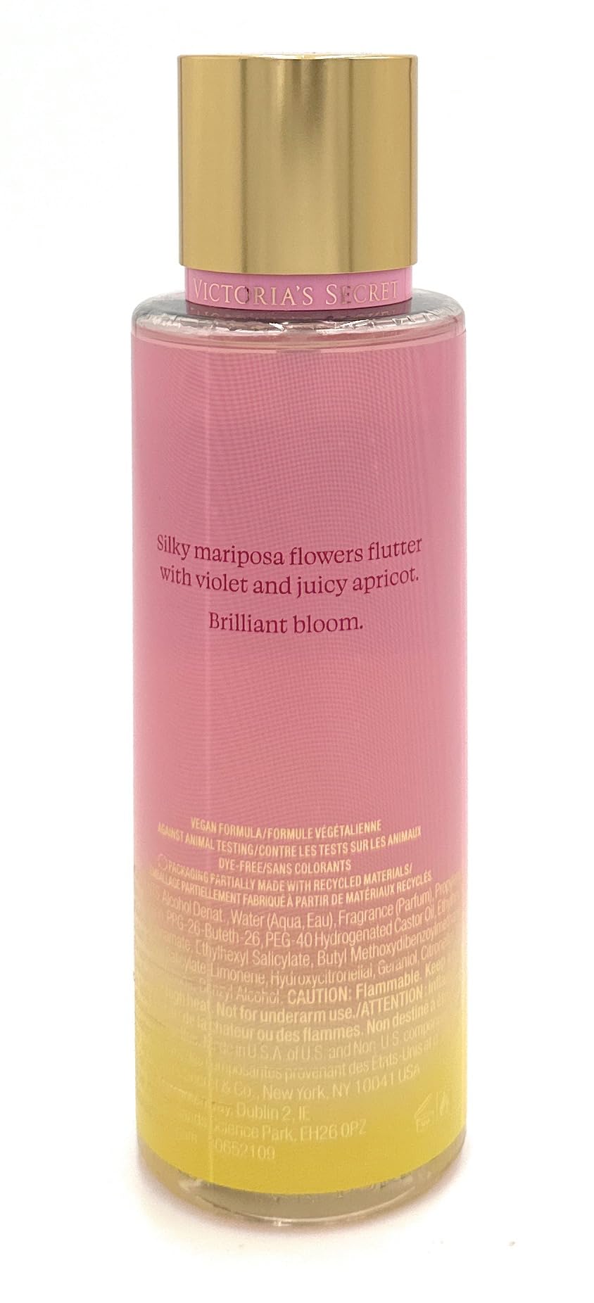 Victoria's Secret Women's Fragrance Mist Bright Mariposa Apricot 8.4 Fl Oz