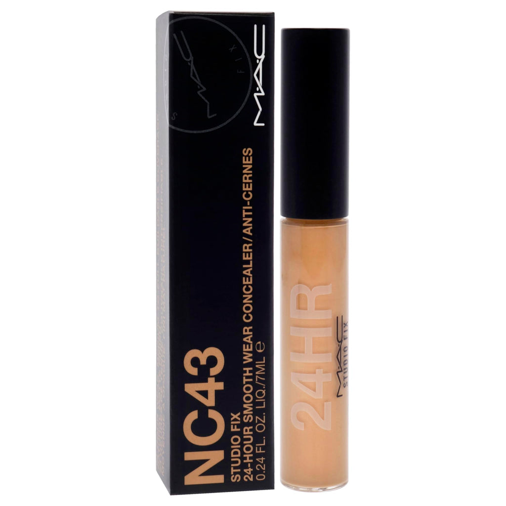 Studio Fix 24-Hour Smooth Wear Concealer - NC43 by MAC for Women - 0.24 oz Concealer