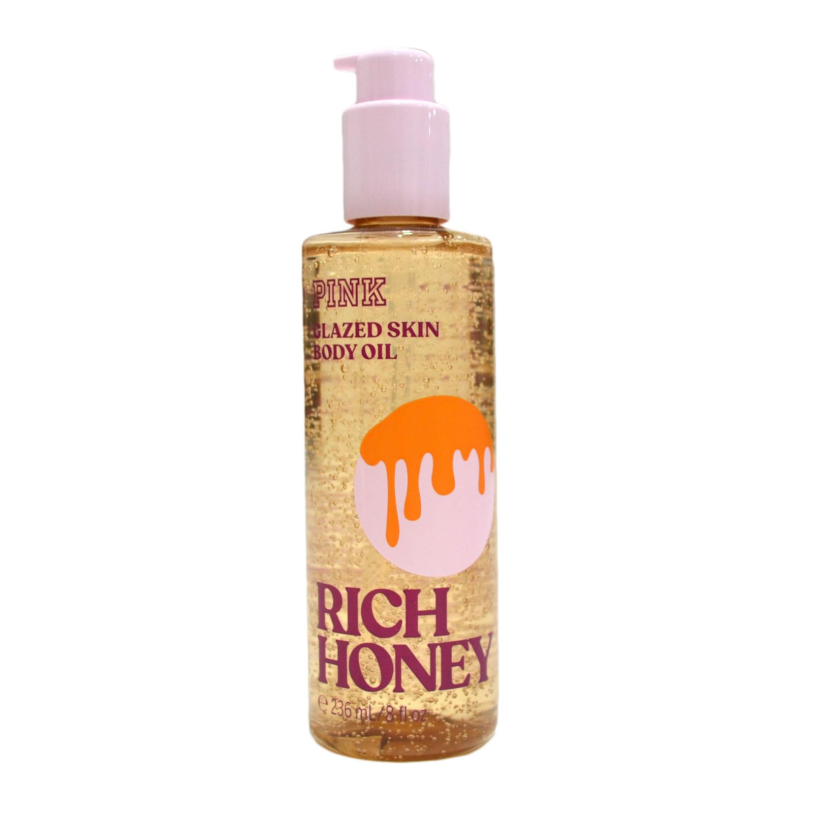 Victoria's Secret Pink Glazed Skin Body Oil 8 Fl Oz