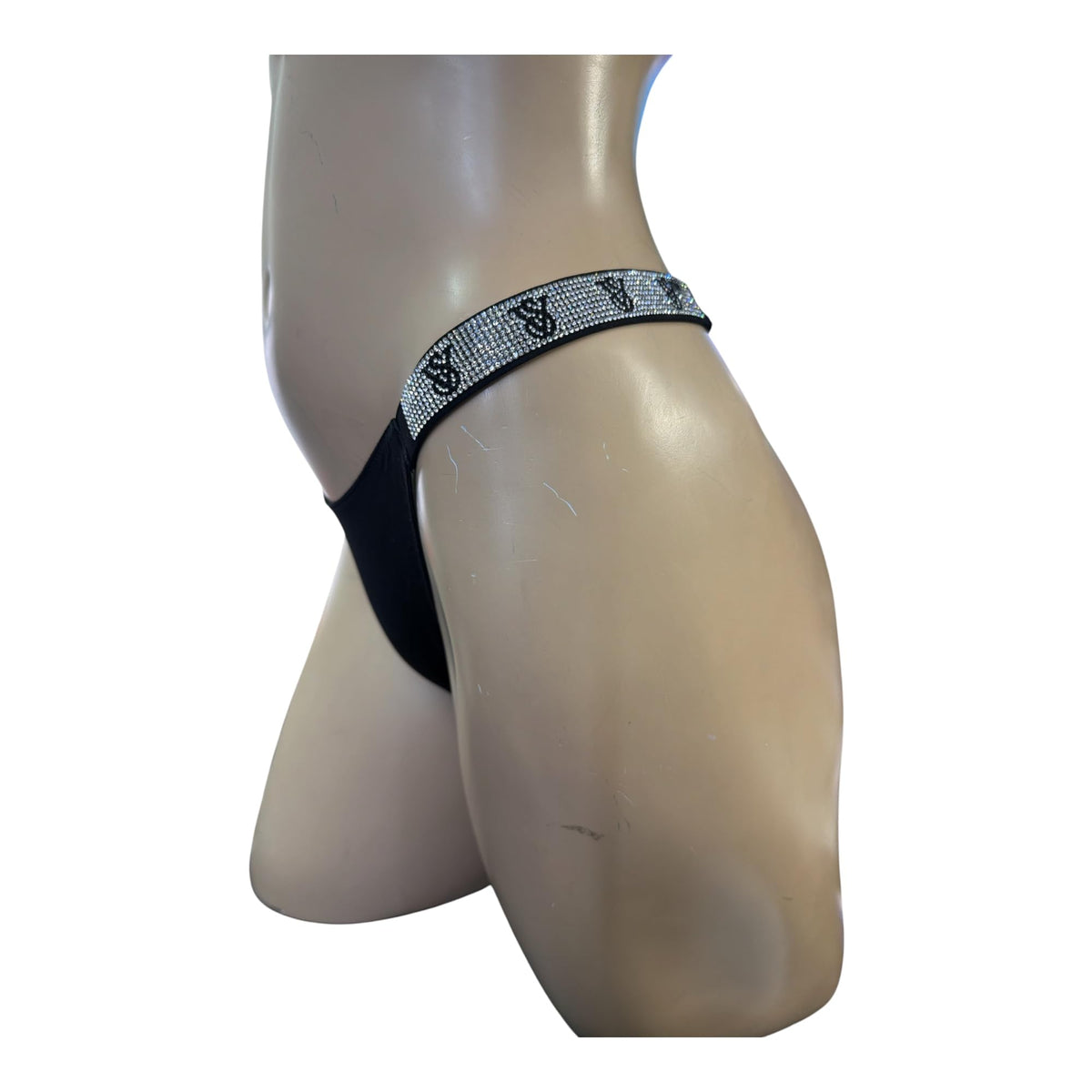 Victoria's Secret Shine Strap Very Sexy Lace Thong Panty Color Black New, Pink
