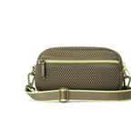 Victoria’s Secret VSX Belt Bag Crossbody Green Mesh Fanny Pack Adjustable Strap Zip Closure New