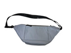 Victoria’s Secret VSX Reflective Belt Bag Fanny Pack Crossbody Silver Gray Adjustable Strap Zip Running Travel New