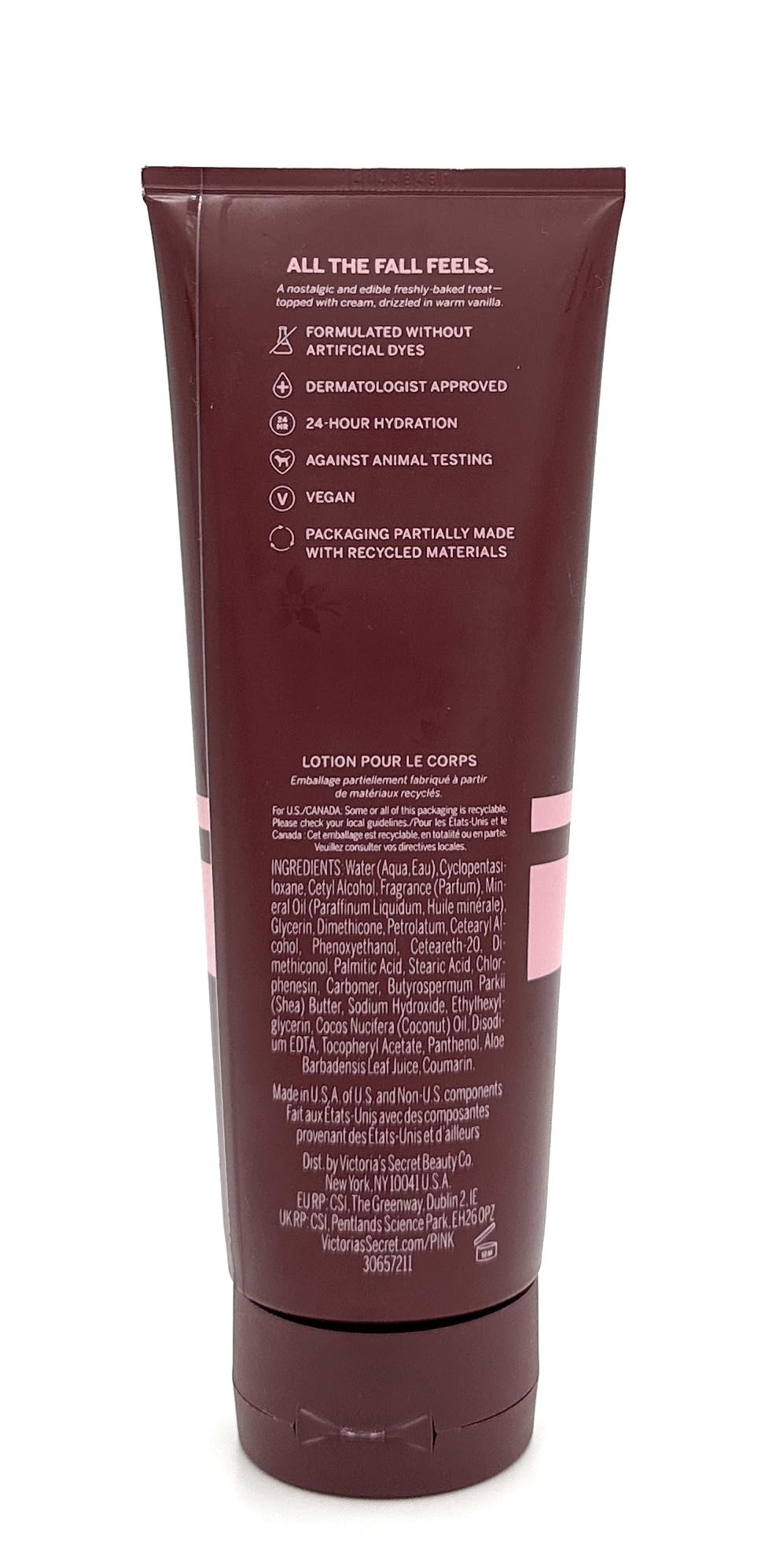 Victoria's Secret Pink Very Vanilla Body Lotion 8.0 Fl Oz