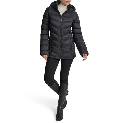 DKNY Women's Outerwear,Black,SMALL