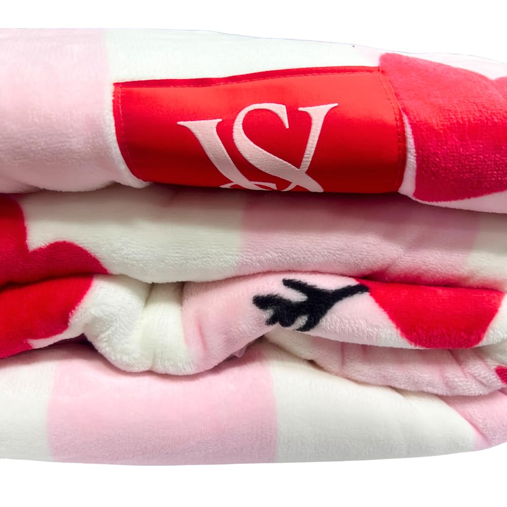 Victoria's Secret 2025 Valentine’s Collection Dog Mini Plush & Sherpa Throw Blanket (Blanket & Dog Plush)