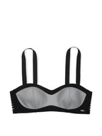 Victoria's Secret VSX Glow Reflective Balconette Sports Bra Color Black/Gray New