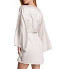 Victoria's Secret Satin Short Robe, White, XL/XXL