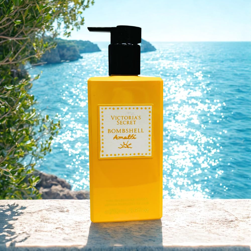 Victoria's Secret BOMBSHELL AMALFI Fine Fragrance Body Lotion 8.4 Fluid Ounce – Limited Edition
