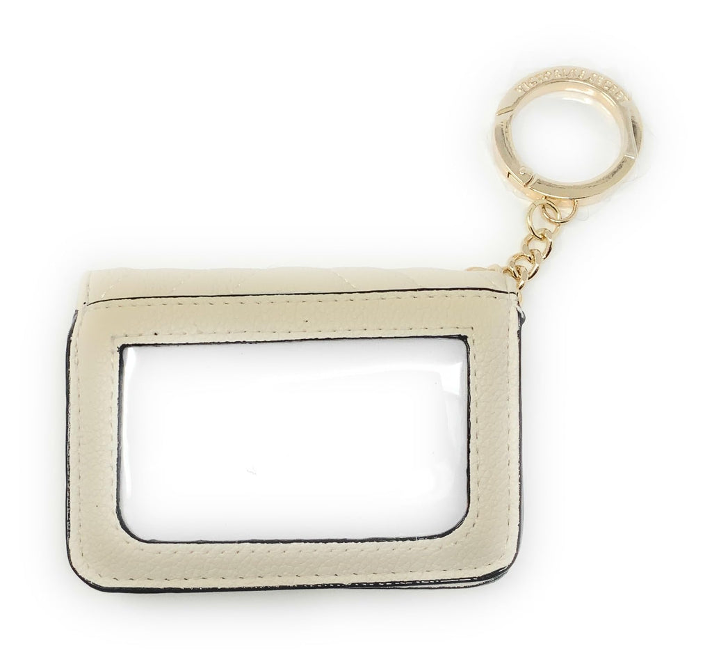 Victoria's Secret Foldable Card Case Keychain (Cream)