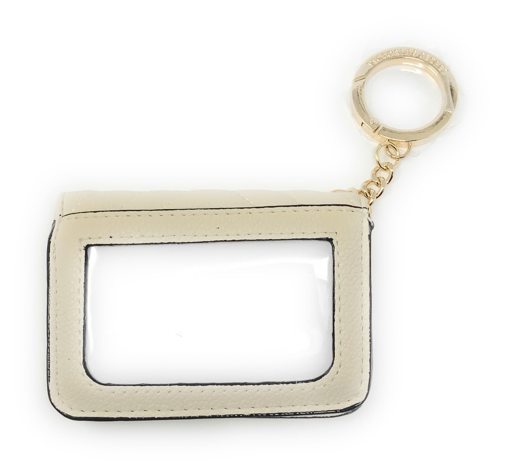 Victoria's Secret Foldable Card Case Keychain (Cream)
