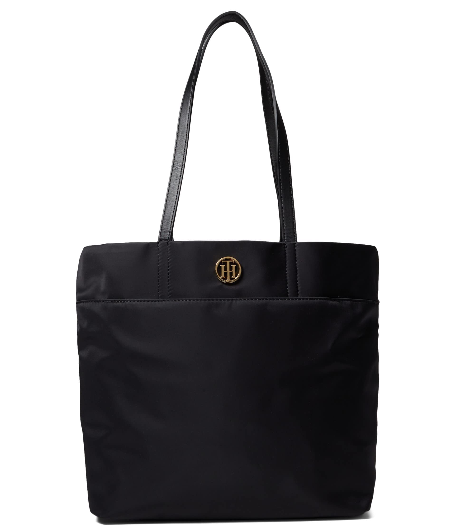 Tommy Hilfiger Nina II Tote Smooth Nylon Black One Size