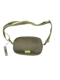 Victoria’s Secret VSX Belt Bag Crossbody Green Mesh Fanny Pack Adjustable Strap Zip Closure New
