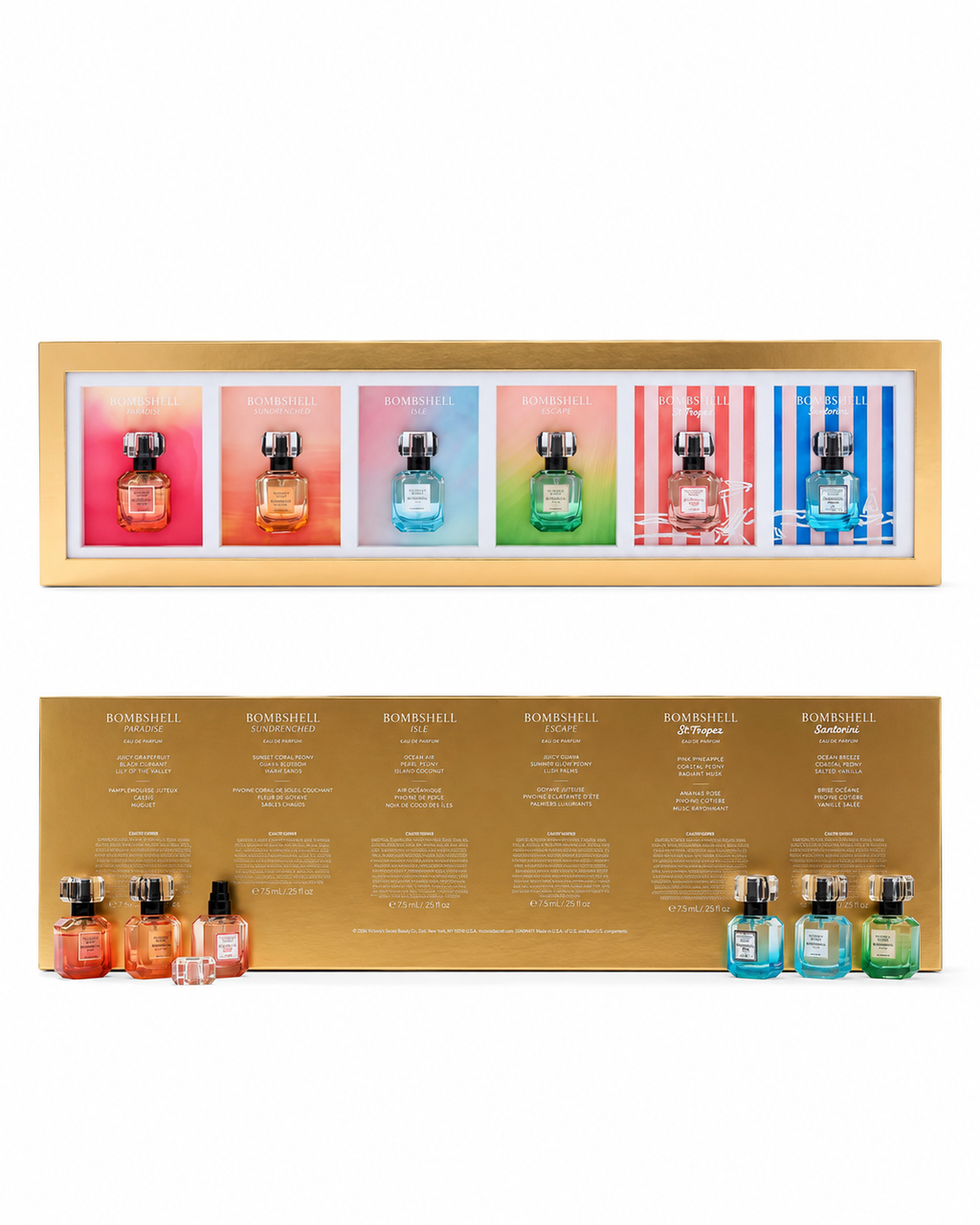 Victoria's Secret Bombshell Summer Favorites 6-Piece Mini Eau de Parfum Set