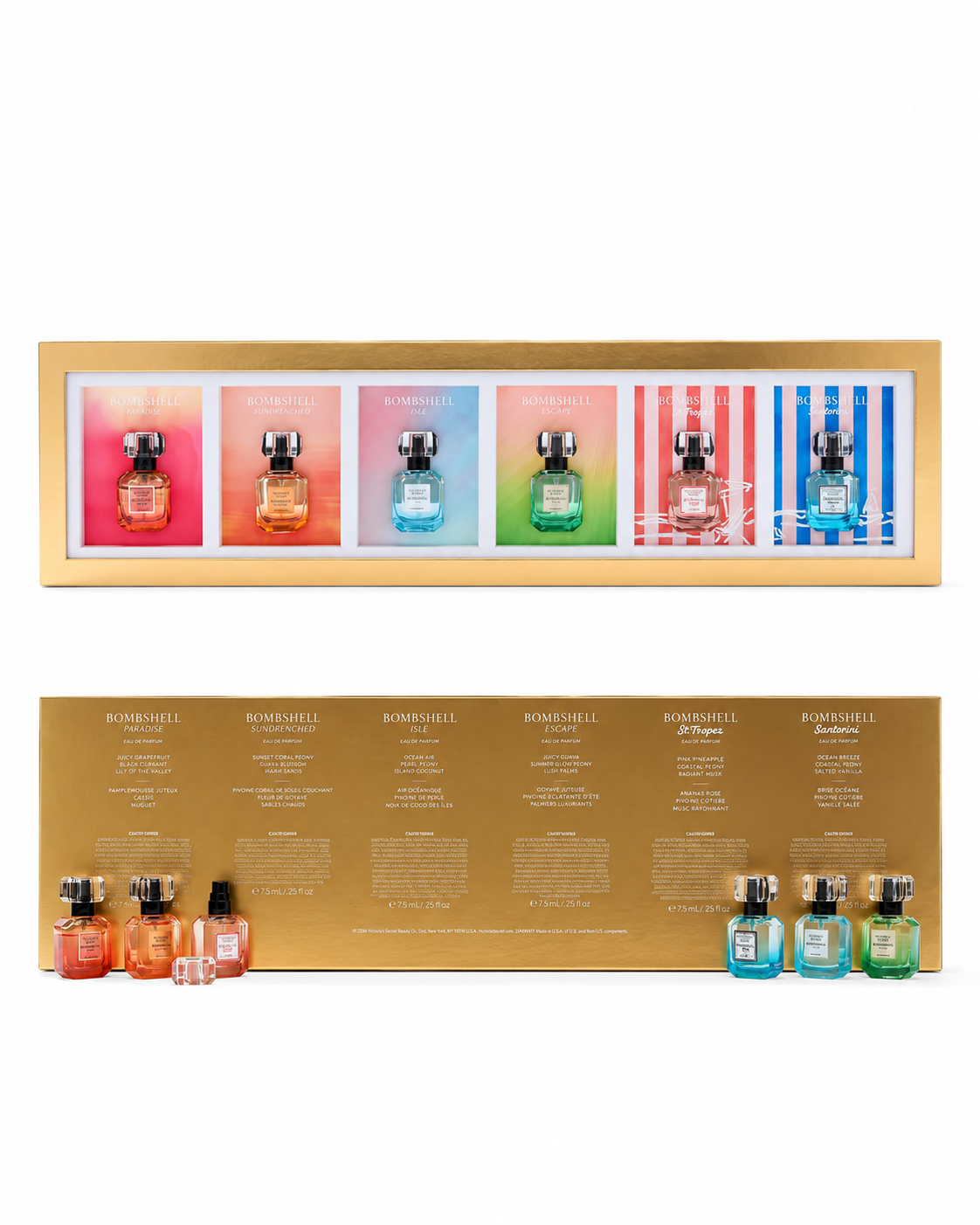 Victoria's Secret Bombshell Summer Favorites 6-Piece Mini Eau de Parfum Set
