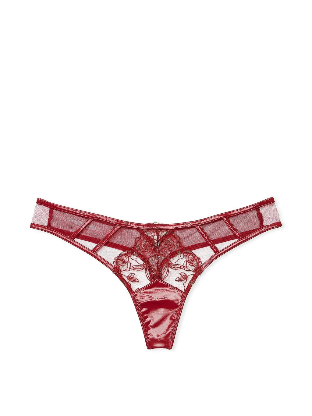 Victoria's Secret Midnight Affair Thong Panty Color Red New