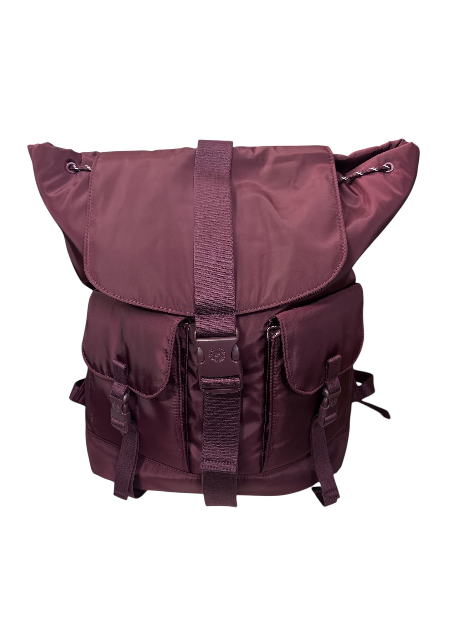 Victoria's Secret Pink Nylon Cargo Backpack Color Maroon New